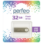 USB2.0 флеш-накопитель PERFEO 32GB M07 Metal Series (1/10)