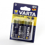 Элементы питания Varta LONGLIFE LR20 2BL (4120101412) (2/20/100)