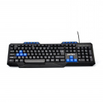 Клавиатура проводная PERFEO PF_5194 "COMMANDER" Multimedia, USB, чёрн, GAME DESIGN (1/20)