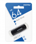 USB2.0 флеш-накопитель SmartBuy 64GB Scout Black (1/10)