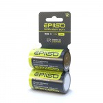 Элементы питания EPILSO R20/D 2 Shrink Card 1.5V (24/288)