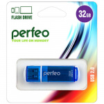 USB2.0 флеш-накопитель PERFEO 32GB C13 Blue (1/10)