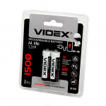 Аккумулятор VIDEX HR6/AA 1500mAh 2BL (2/20/200) 
