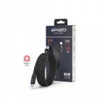 Кабель EPILSO EPD-C1045, USB-С вилка - USB-C вилка,  1 м, 60Вт, чёрный (магнитный) (1/100)