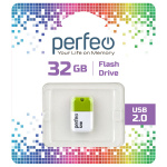 USB2.0 флеш-накопитель PERFEO 32GB M04 Green (1/10)