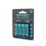 Элементы питания EPILSO  LR6/AA 4 Blister Card 1.5V (40/720)