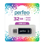 USB2.0 флеш-накопитель PERFEO 32GB C13 Black (1/10)