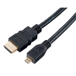 Кабель PERFEO H1102 HDMI A вилка - вилка HDMI D (micro HDMI), ver.1.4,  2 м (1/30)