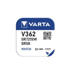 Элементы питания Varta V362 (721) (10/100)