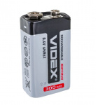 Аккумулятор VIDEX 6HR61 300mAh 1 bulk (LSD, низк. саморазряд) (1/12/96)