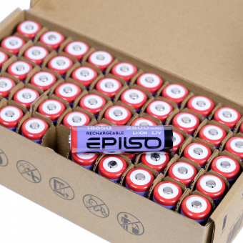 Аккумулятор EPILSO 18650 2800mAh 3.7V 1pcs/bulk без защиты (IMR,20A) высокотоковые (1/50/600)