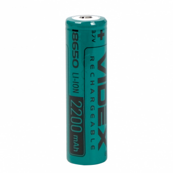 Аккумулятор VIDEX 18650 2200mAh bulk50 без защиты (1/50/600)