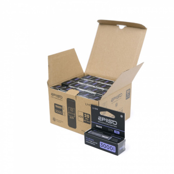 Аккумулятор EPILSO 18650 3000mAh 3.7V 1pcs/box с защитой (1/20/160)