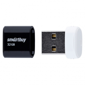 USB2.0 флеш-накопитель SmartBuy 32GB Lara Balck (1/10)