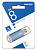 USB2.0 флеш-накопитель SmartBuy 8GB V-Cut Blue (1/10)