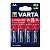 Элементы питания Varta LONGLIFE MAX POWER (max tech) LR6 4BL (4706) (4/80/400)