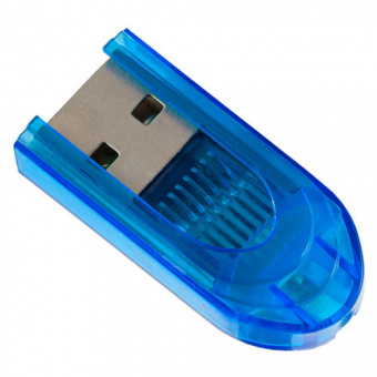 Картридер PERFEO PF-VI-R015 для MicroSD Blue (1/100)