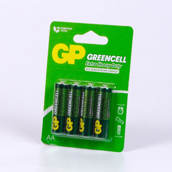 Элементы питания GP R6 4BL Greencell Extra Heavy Duty (15G-2CR4) (4/72/288)