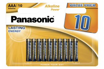 Элементы питания PANASONIC LR3 10BL Alkaline power (10/120)