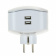 Сетевой переходник ЭРА 3e-USB-2A, с заземл.,3 гнезда + 2xUSB 2100mA, белый (1/6/36) Сетевой переходник ЭРА 3e-USB-2A, с заземл.,3 гнезда + 2xUSB 2100mA, белый (1/6/36)