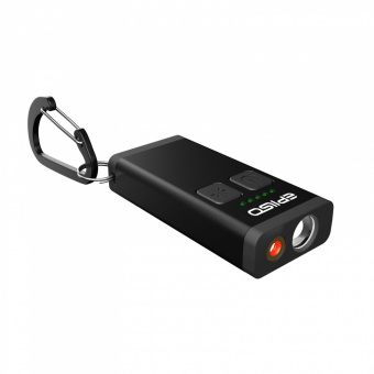 Фонарь EPILSO EPF-010 (брелок, 1LEDx3W, 1x250mAh, 5В (USB), металл/пластик, лазер)  (1/100)