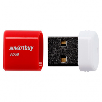 USB2.0 флеш-накопитель SmartBuy 32GB Lara Red (1/10)
