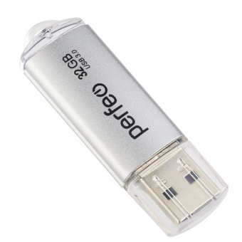 USB3.0 флеш-накопитель PERFEO 32GB C14 Silver metal series (1/10)