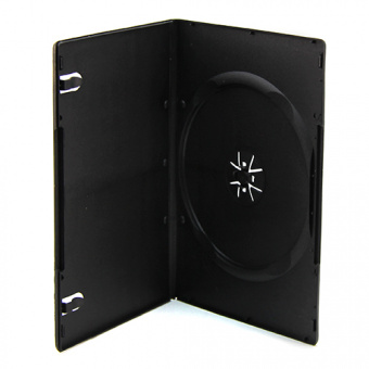 Коробки (BOX) для DVD NoName для DVD Slim 7mm черный (100)