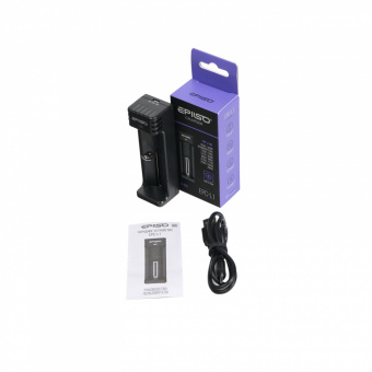 Зарядное устройство  EPILSO EPC-L1 (пустое, 1х 10340, 14500, 16340, 18650, 26650) (1/20)
