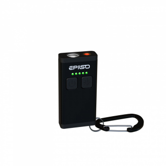 Фонарь EPILSO EPF-010 (брелок, 1LEDx3W, 1x250mAh, 5В (USB), металл/пластик, лазер)  (1/100)