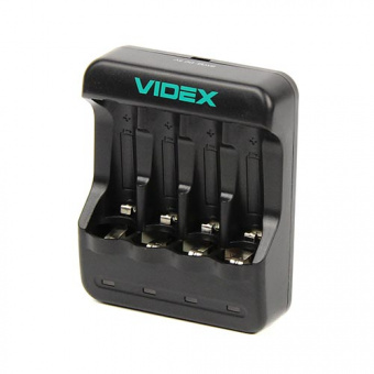 Зарядное устройство  VIDEX VCH-N400 (пустое, 1-4 х AA, AAA) (1/20)