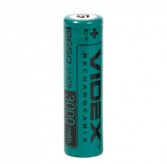 Аккумулятор VIDEX 18650 3000mAh bulk50 без защиты (1/50/600)