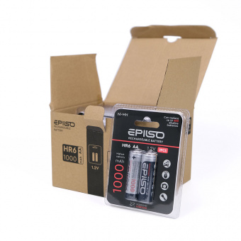 Аккумулятор EPILSO HR6/AA 1000mAh 2BC 1.2V (2/20/200)