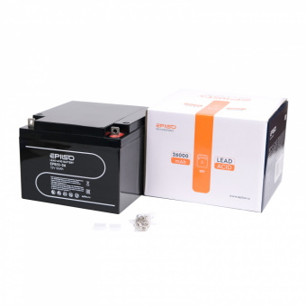 Аккумулятор EPILSO EPB12-26 12V 26Ah (1/2)