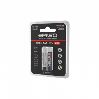 Аккумулятор EPILSO HR03/AAA  800mAh 2BC 1.2V LSD (2/20/200)