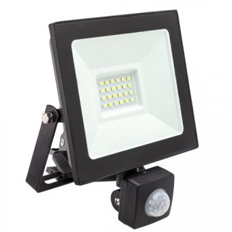 Прожектор LED КОСМОС  20Вт, c датчиком, 6500К, 1600Лм, IP65, Super-Slim (1/30)