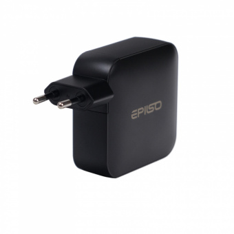 Зарядное устройство USB EPILSO EPD-PA235 165Вт GaN (USB-C x3, USB-A) чёрный (1/40)