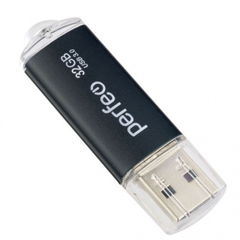 USB3.0 флеш-накопитель PERFEO 32GB C14 Black metal series (1/10)