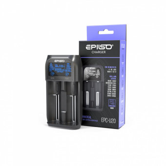 Зарядное устройство  EPILSO EPC-U20 (пустое, 1-2х 10340, 14500, 16340, 18650, 32650, A, AA, AAA, C, D; PowerBank) (1/20)