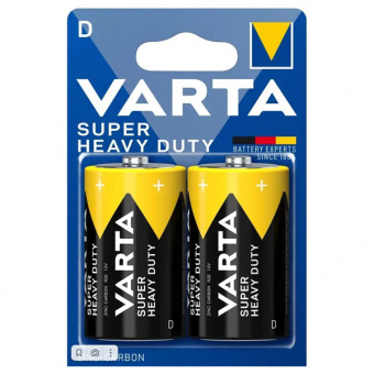 Элементы питания Varta SUPER R20 2BL (2020) (24/120)