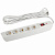 Сетевой фильтр ЭРА SFX-5es-2m-W (белый) с заземл, 10A, с выкл, 5гн, 2м (1/10)
