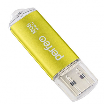 USB3.0 флеш-накопитель PERFEO 32GB C14 Gold metal series (1/10)