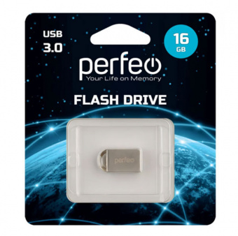 USB3.0 флеш-накопитель PERFEO 16GB M11 Metal Series (1/10)