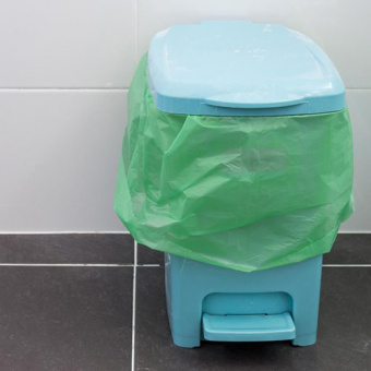 Мешок PATERRA для мусора 60x70 см, 60 л, в рулоне 10 шт., 25 мкм, зеленые (1/30)