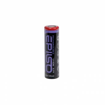 Аккумулятор EPILSO 18650 2800mAh 3.7V 1pcs/bulk без защиты (IMR,20A) высокотоковые (1/50/600)