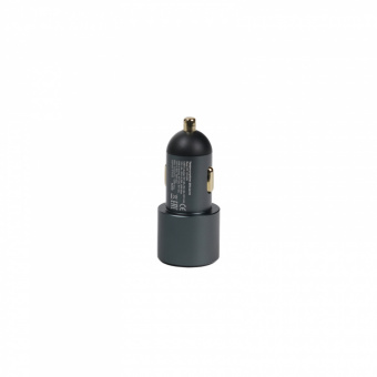 Зарядное устройство USB EPILSO EPD-CA115 100Вт авто (USB-C, USB-A) серый (1/100)