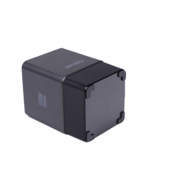 Зарядное устройство USB EPILSO EPD-PA240 100Вт GaN (USB-C, USB-A, USB-C кабель x2, беспровод. 15Вт) серый (1/15)