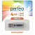 USB2.0 флеш-накопитель PERFEO 4GB E01 Silver economy series (1/10)