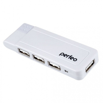 USB Разветвитель PERFEO PF-VI-H021, 4 Port White (PF_5053) (1/200)