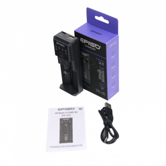 Зарядное устройство  EPILSO EPC-U10 (пустое, 1х 10340, 14500, 16340, 18650, 26650, A, AA, AAA, C; PowerBank) (1/20)